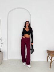 Viyana Kumaş Palazzo Pantolon